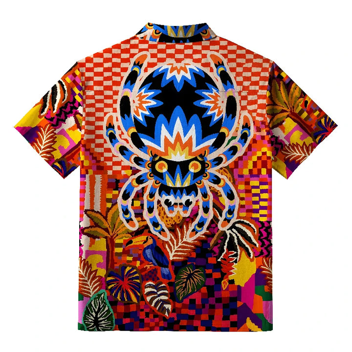 Spiders In The Rainforest Button-up Shirt