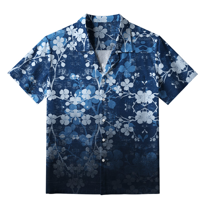 Midnight Blossoms Aloha Hawaiian Shirt