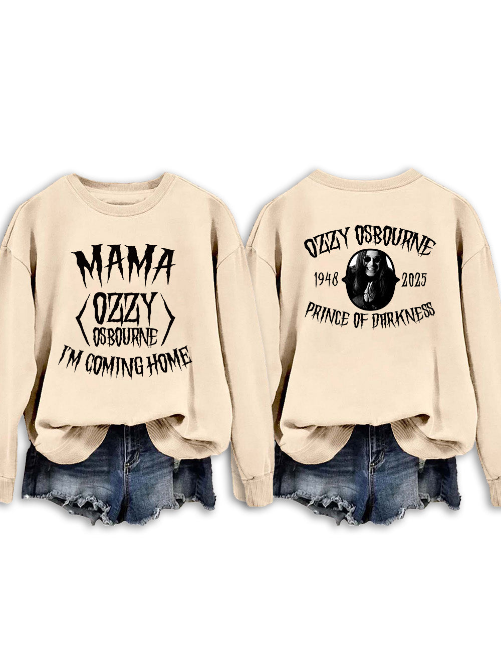 Mama I'm Coming Home Long Sleeve Casual Top