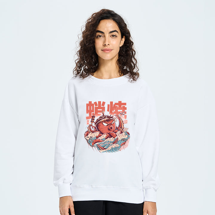 The Great Wave Takoyaki Japanese Sweatshirt