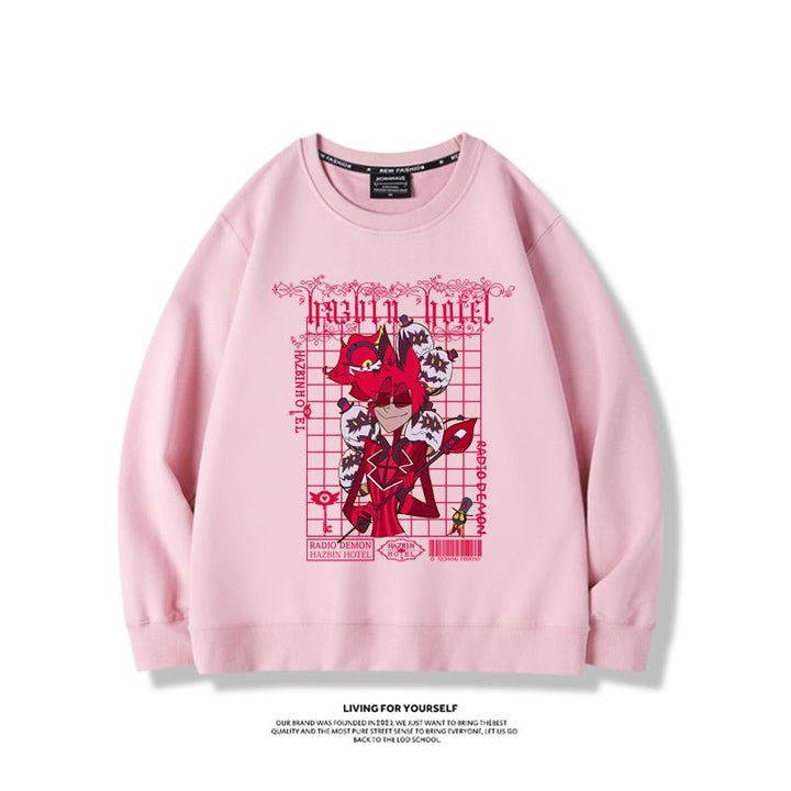 Hazbin Hotel anime merchandise hoodie - unisex style