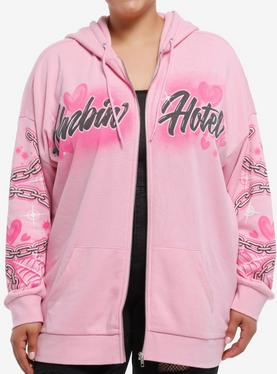 Hazbin Hotel Angel Dust Graffiti Oversized Hoodie
