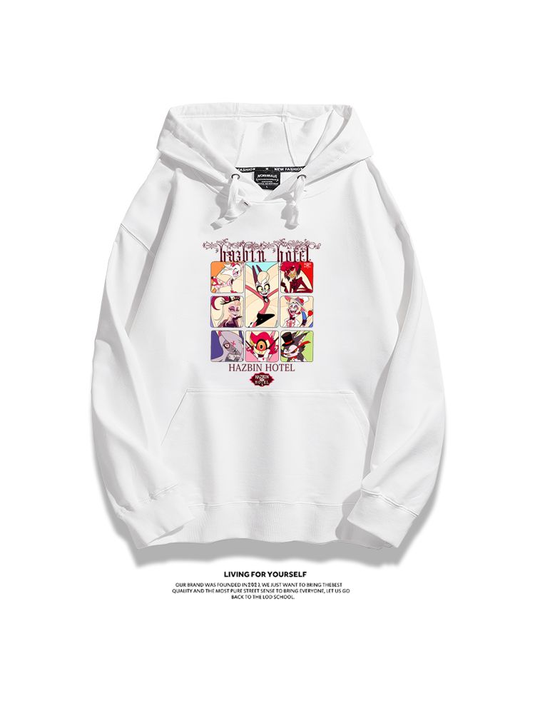 Hazbin Hotel anime merchandise hoodie - unisex style
