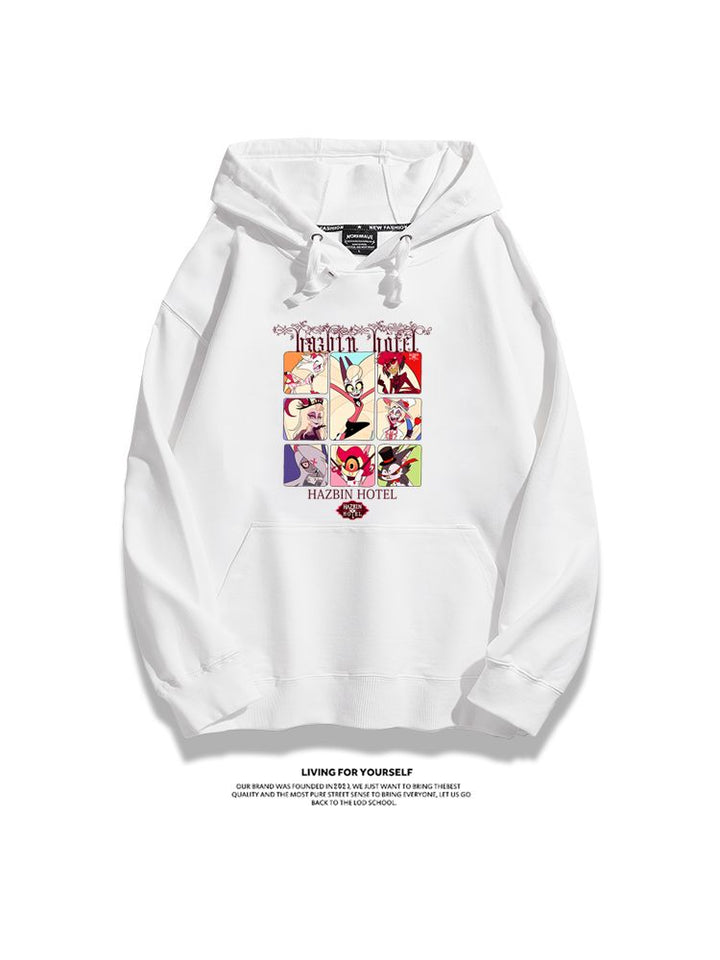 Hazbin Hotel anime merchandise hoodie - unisex style