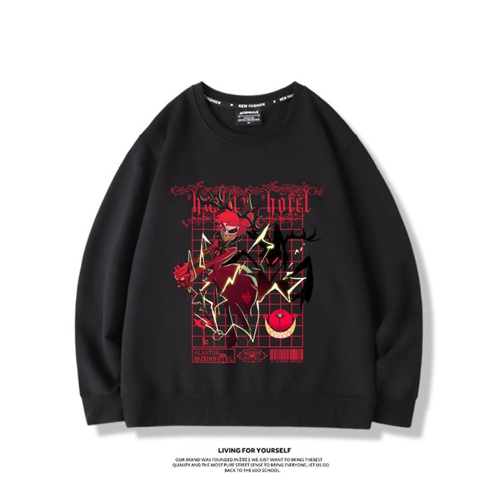 Hazbin Hotel anime merchandise hoodie - unisex style