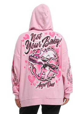Hazbin Hotel Angel Dust Graffiti Oversized Hoodie