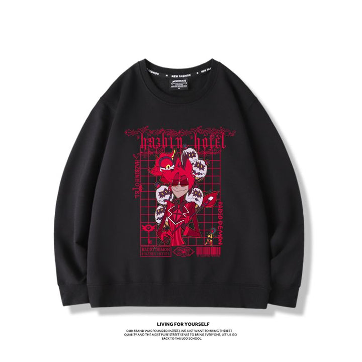 Hazbin Hotel anime merchandise hoodie - unisex style