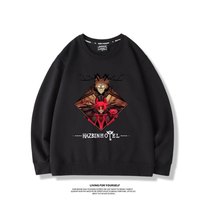 Hazbin Hotel anime merchandise hoodie - unisex style