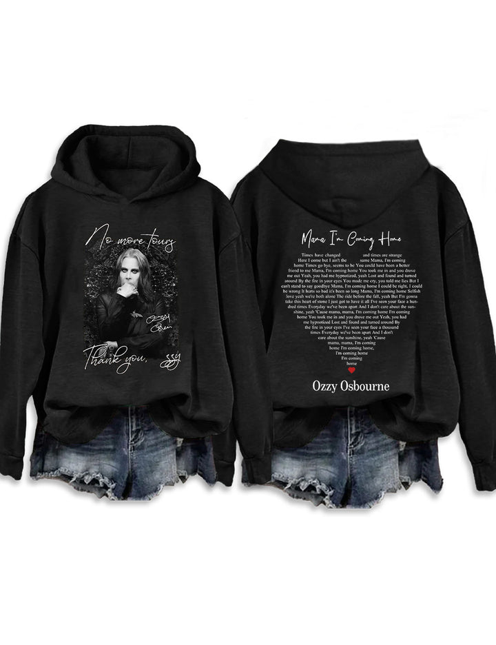 No More Tour Thank You Long Sleeve Hoodie
