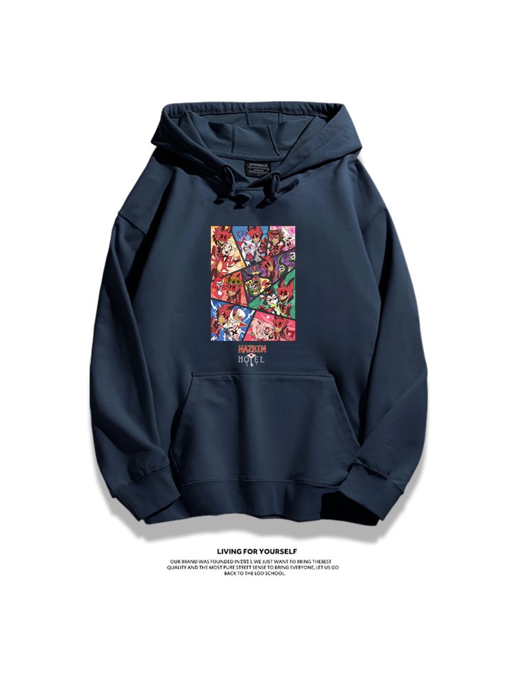 Hazbin Hotel anime merchandise hoodie - unisex style