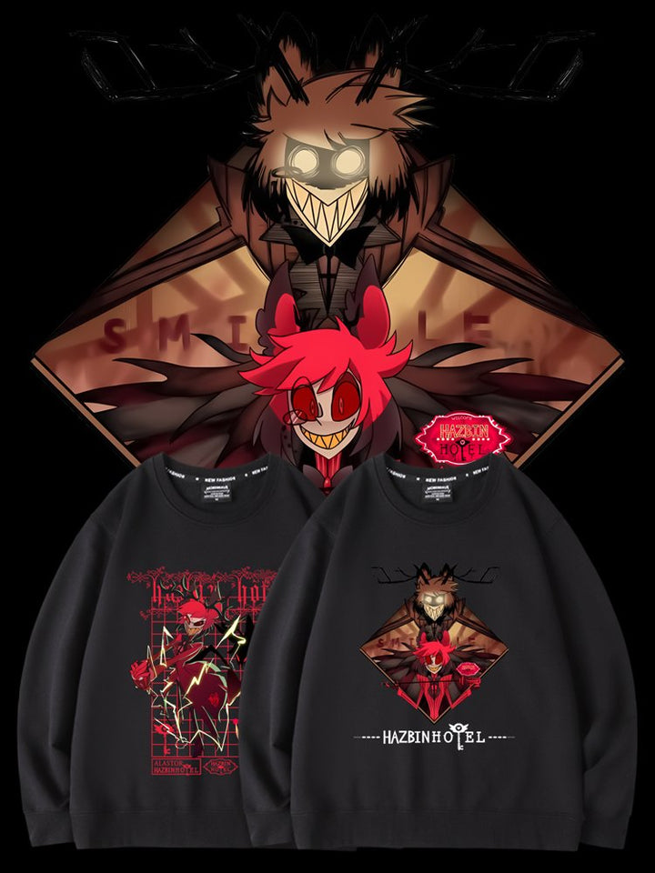 Hazbin Hotel anime merchandise hoodie - unisex style