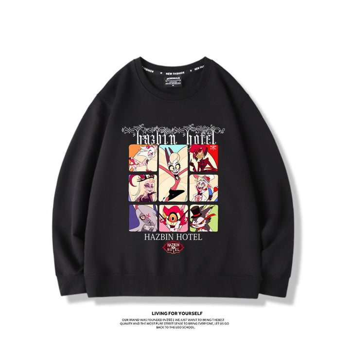 Hazbin Hotel anime merchandise hoodie - unisex style