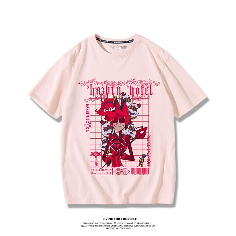 Hazbin Hotel anime merchandise T-shirt - unisex style