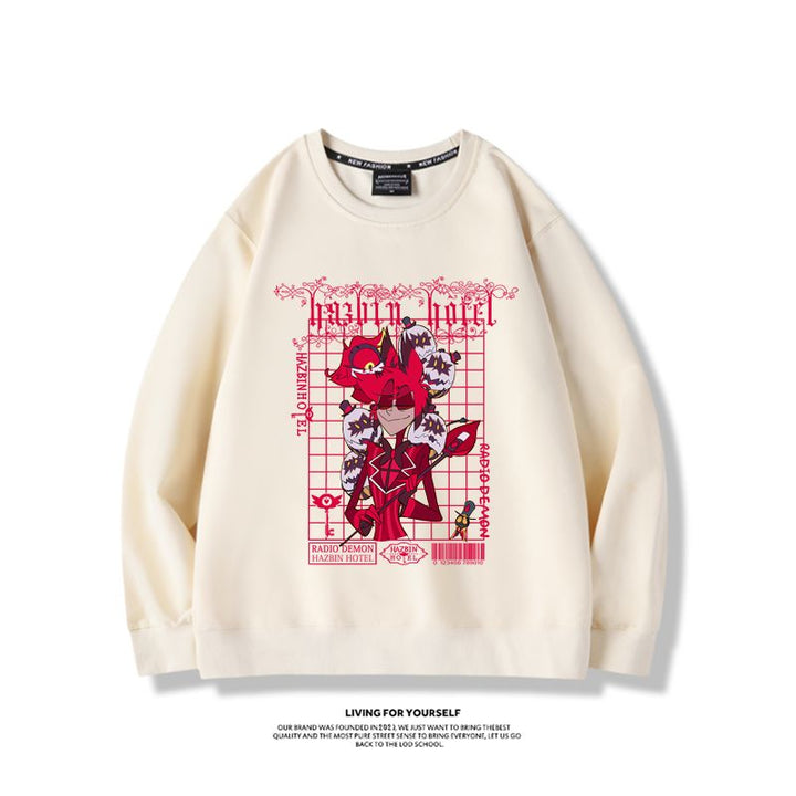 Hazbin Hotel anime merchandise hoodie - unisex style