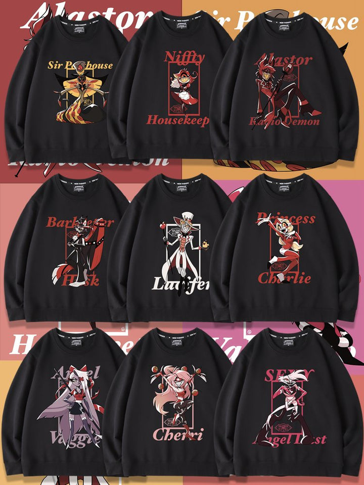 Hazbin Hotel anime merchandise T-shirt - unisex style