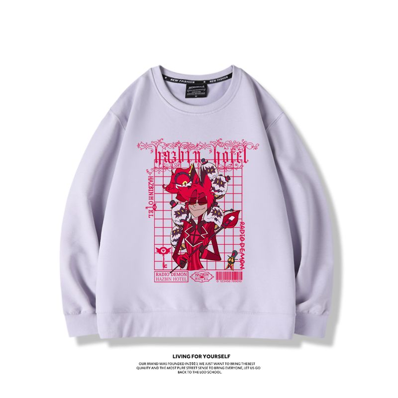 Hazbin Hotel anime merchandise hoodie - unisex style