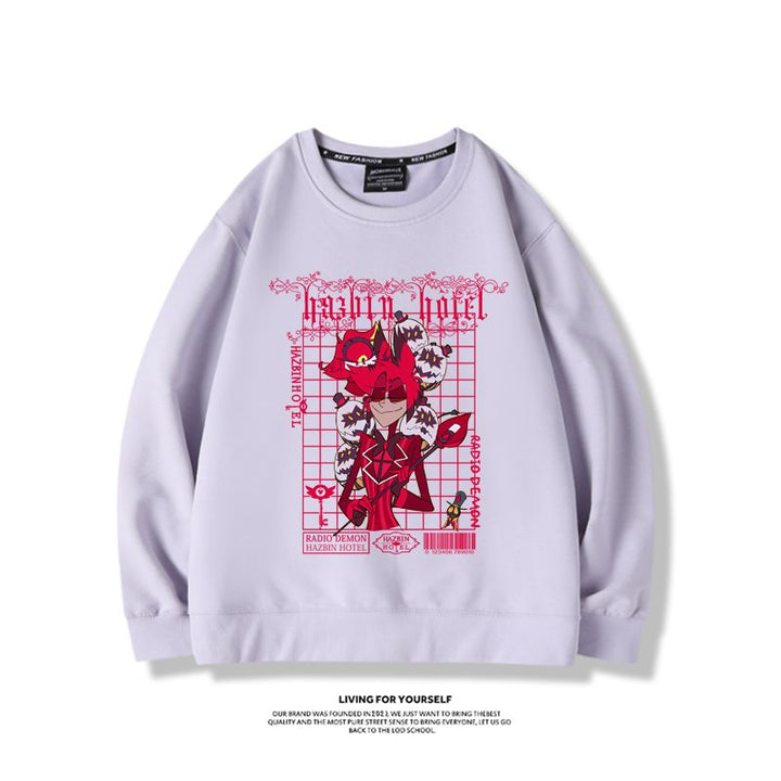 Hazbin Hotel anime merchandise hoodie - unisex style