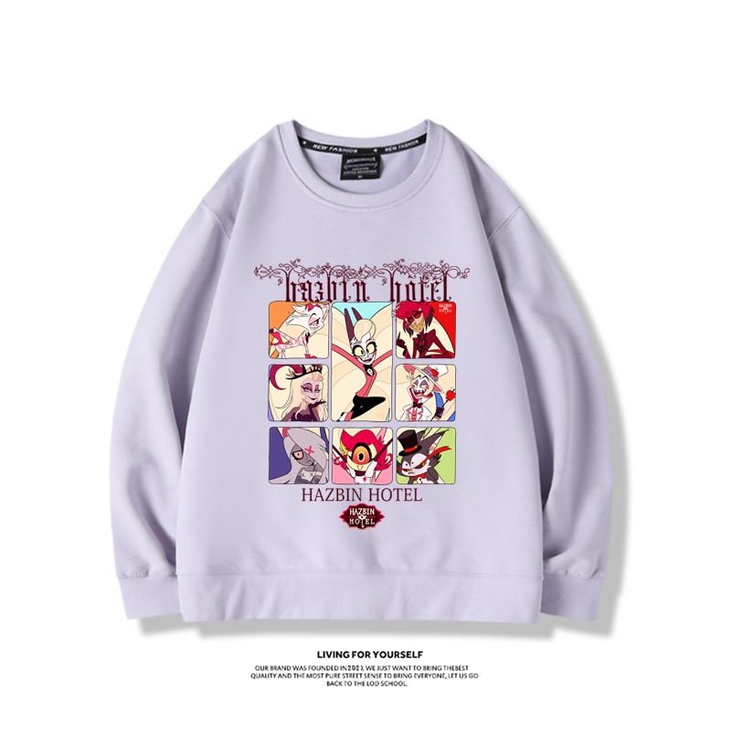 Hazbin Hotel anime merchandise hoodie - unisex style