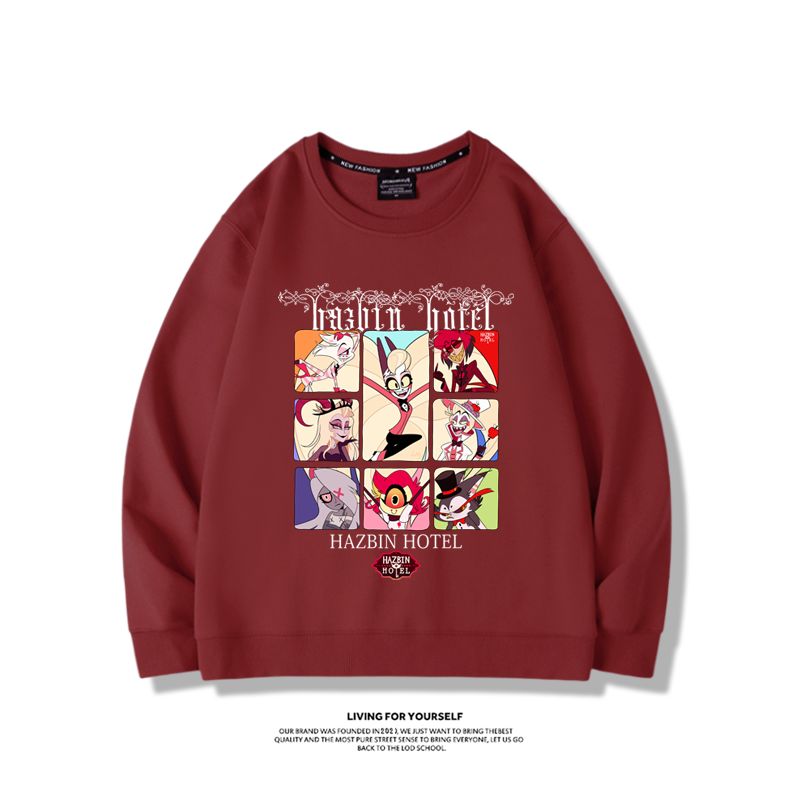 Hazbin Hotel anime merchandise hoodie - unisex style