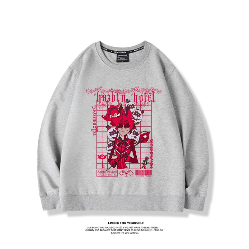 Hazbin Hotel anime merchandise hoodie - unisex style