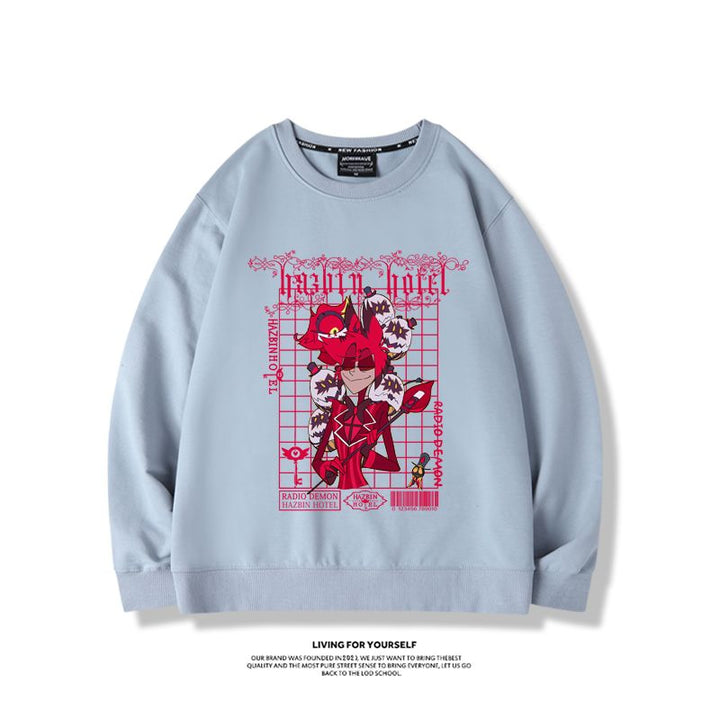 Hazbin Hotel anime merchandise hoodie - unisex style