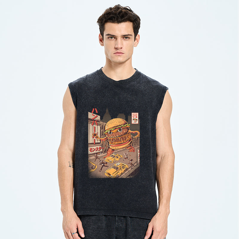 The Great Burger Kaiju Japanese Washed Tank