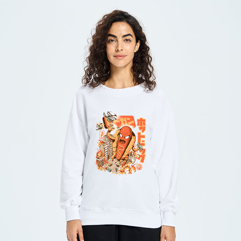 Great Hot Dog Kaiju Japanese Sweatshirt