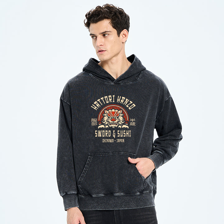 Hattori Hanzo Sword Washed Hoodie