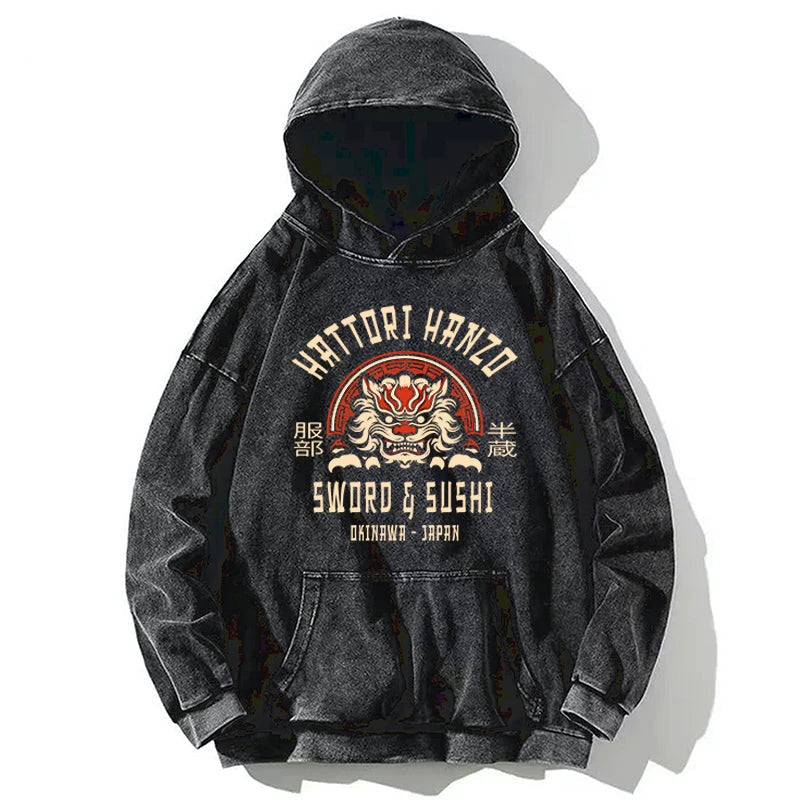 Hattori Hanzo Sword Washed Hoodie