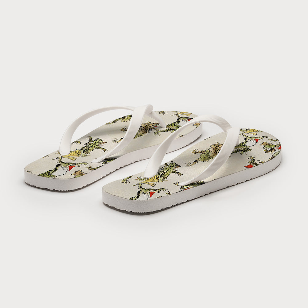 Frog Dance Flip Flops