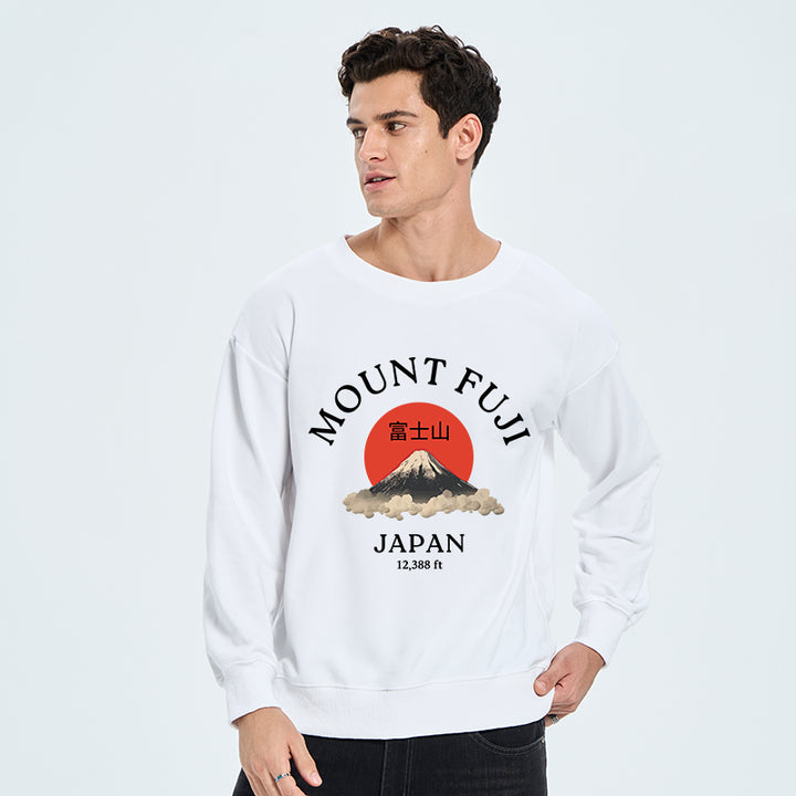 Japan Mount Fuji Sun Unisex Sweatshirt