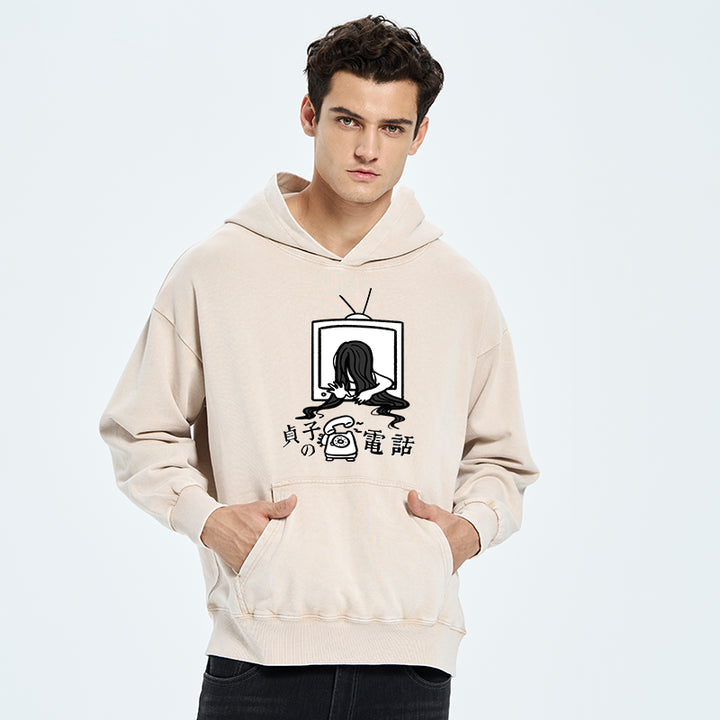 The Ring Sadako Washed Hoodie