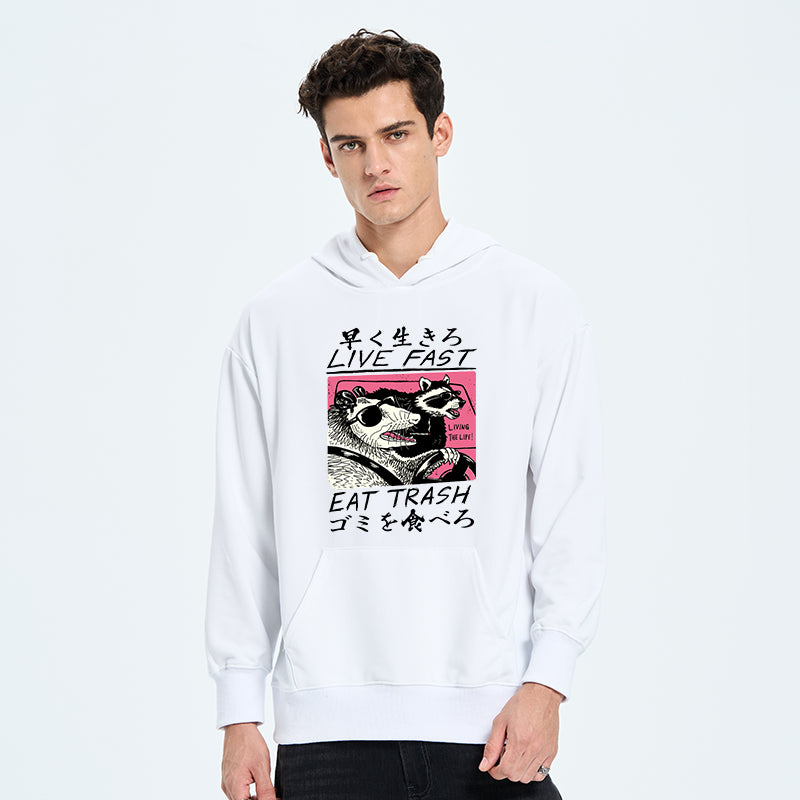 Live Fast Eat Trash Classic Hoodie