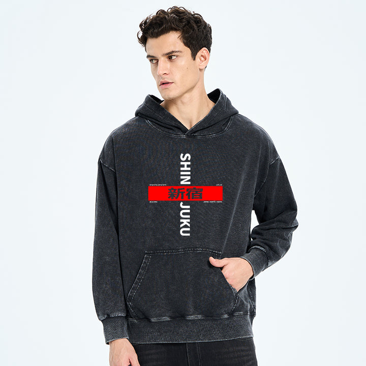 Shinjuku Prefecture Japan Washed Hoodie