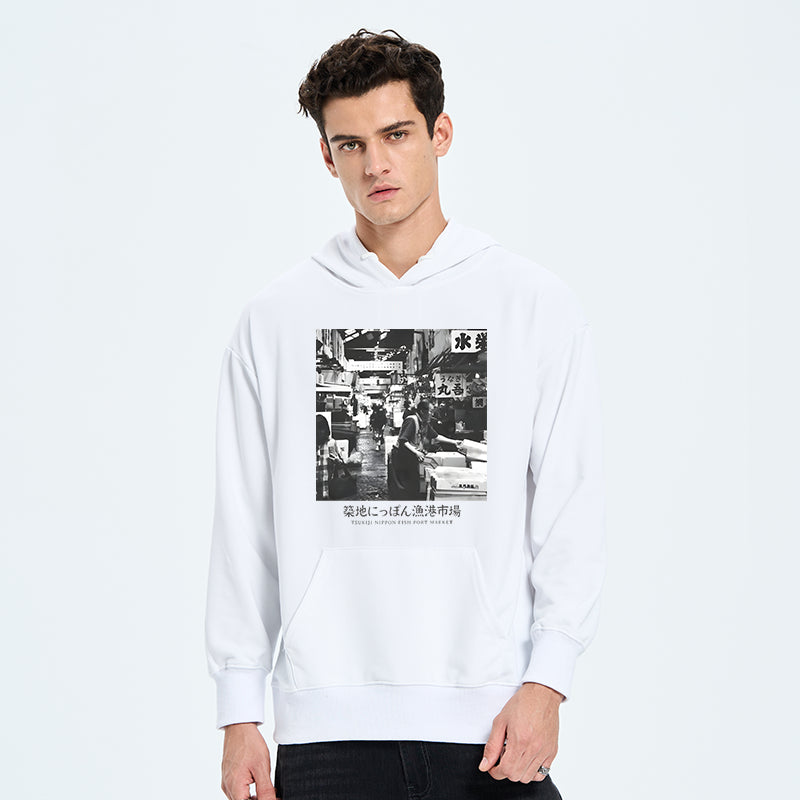 Tsukiji Fish Market Photo Classic Hoodie