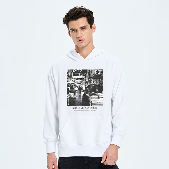 Tsukiji Fish Market Photo Classic Hoodie