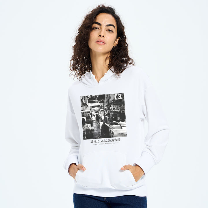 Tsukiji Fish Market Photo Classic Hoodie