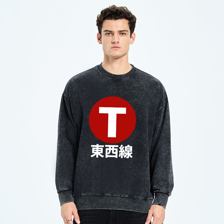 Tozai Line Kyoto Washed Sweatshirt