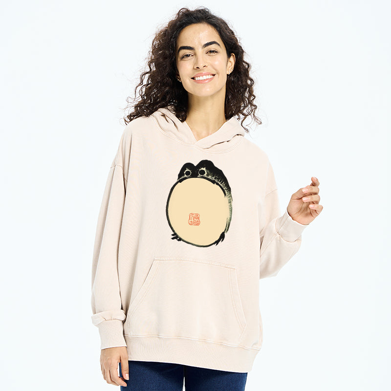 Grumpy Frog Japanese Washed Hoodie