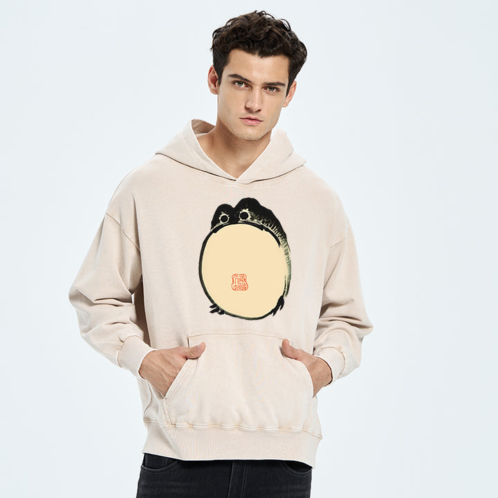 Grumpy Frog Japanese Washed Hoodie