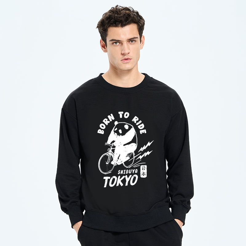 Pandas Ride Bicycles Sweatshirt