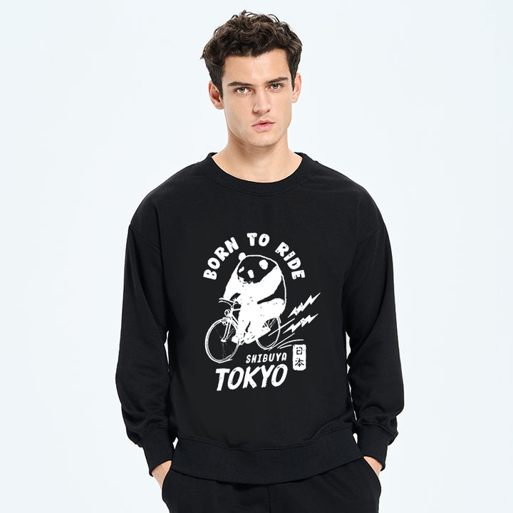 Pandas Ride Bicycles Sweatshirt