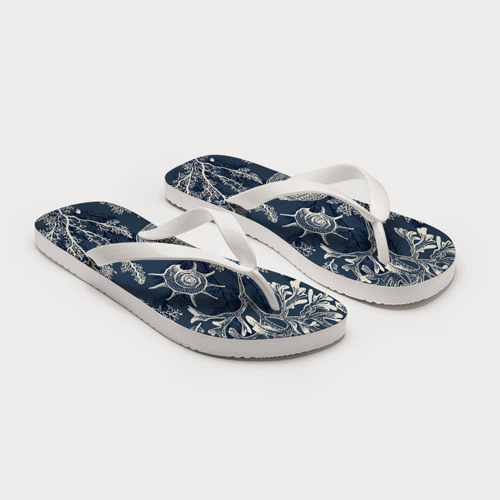 Marine Mystery Flip Flops