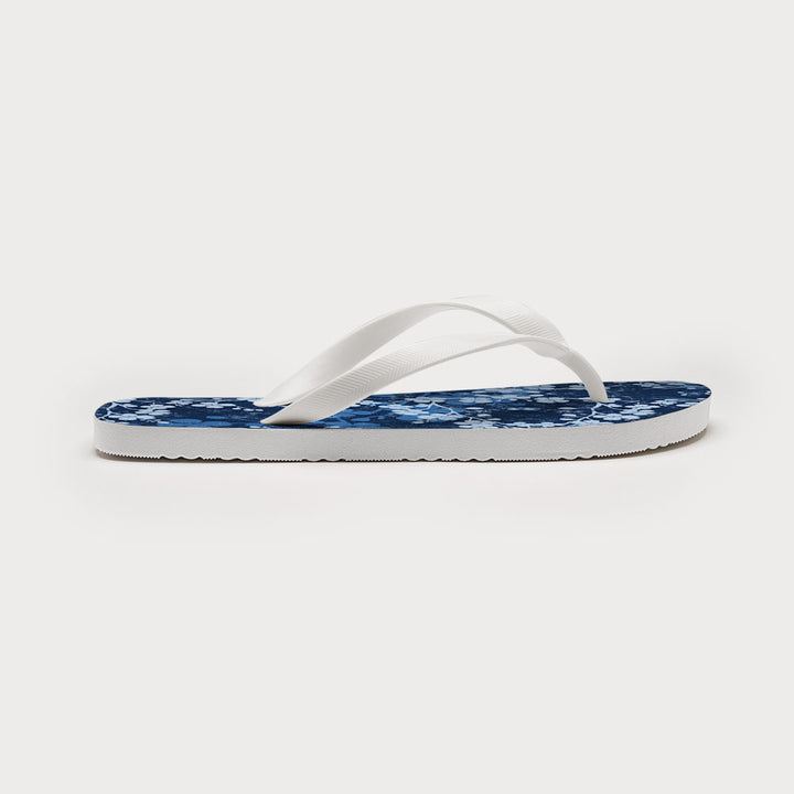 Midnight Blossoms Flip Flops