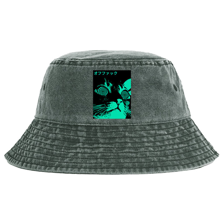 Cool Cat Japanese Washed Bucket Hat