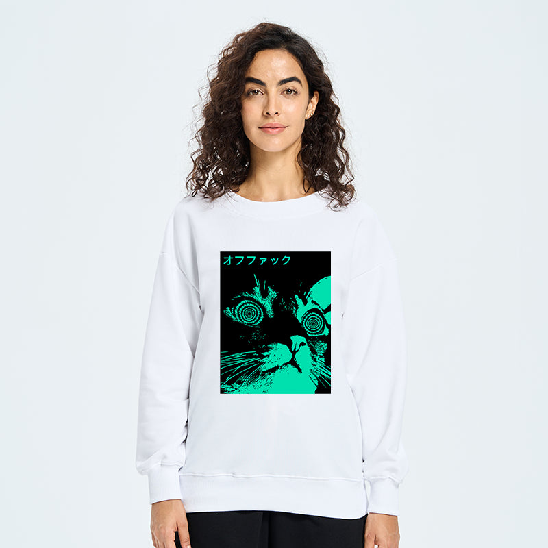 Cool Cat Japanese Sweatshirt