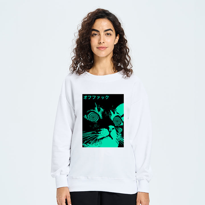 Cool Cat Japanese Sweatshirt