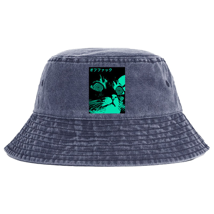 Cool Cat Japanese Washed Bucket Hat