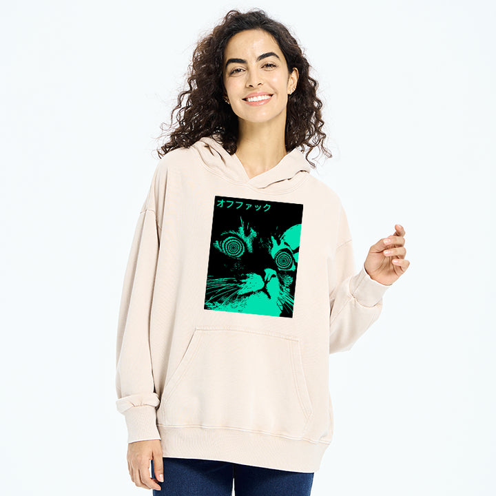 Cool Cat Japanese Washed Hoodie