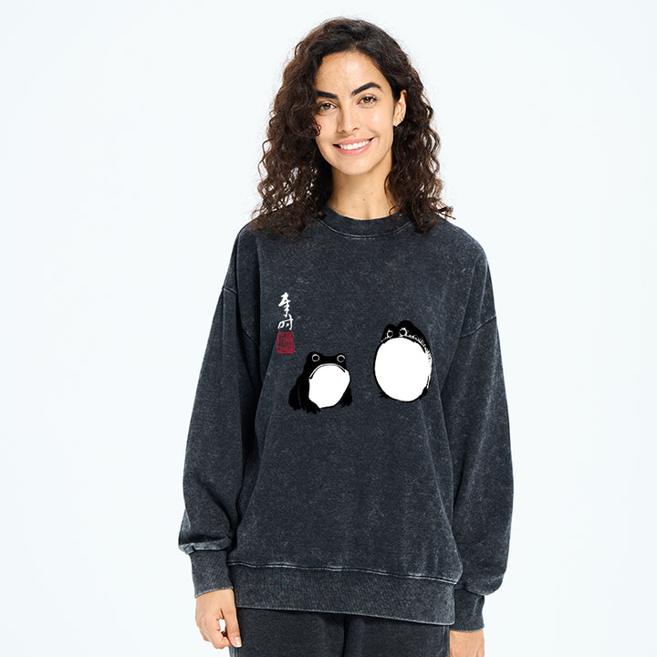 Matsumoto Hoji Frogs Japan Washed Sweatshirt